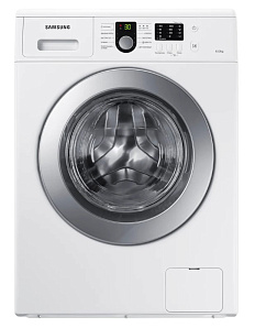 Белая стиральная машина Samsung WF8590NLW9
