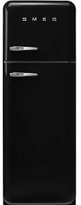 Чёрный холодильник Smeg FAB30RBL5
