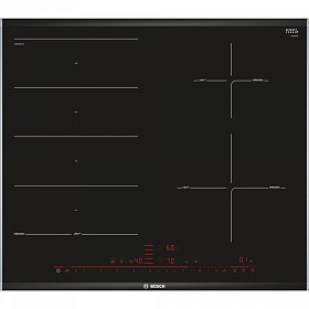Черная индукционная варочная панель Bosch PXE 675DC1E
