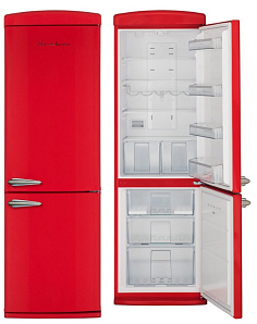 Цветной двухкамерный холодильник Schaub Lorenz SLUS335R2 фото 2 фото 2