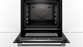 Встраиваемый черный электрический духовой шкаф Bosch HSG 636 XS6 фото 2 фото 2