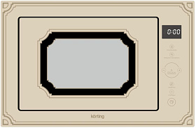Встраиваемая бежевая микроволновая печь Korting KMI 825 RGB