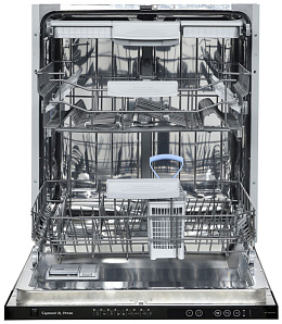 Чёрная посудомоечная машина Zigmund & Shtain DW 169.6009 X