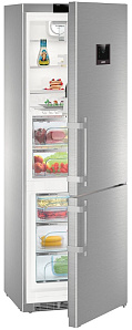 Серебристые двухкамерные холодильники Liebherr Liebherr CBNPes 5758 фото 2 фото 2