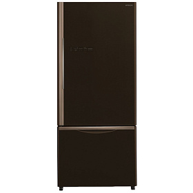 Двухкамерный коричневый холодильник HITACHI R-B 572 PU7 GBW