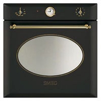 Черный духовой шкаф Smeg SC855A-8