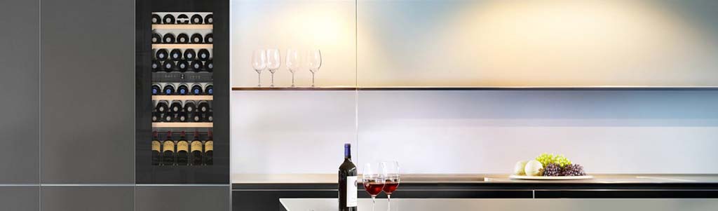 Стандартные размеры встраиваемых винных шкафов