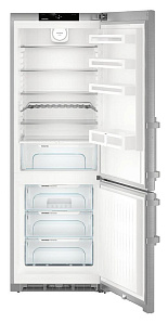 Серебристые двухкамерные холодильники Liebherr Liebherr CNef 5735 фото 4 фото 4