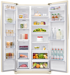 Отдельностоящий двухдверный холодильник Samsung RS54N3003EF фото 4 фото 4
