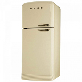 Бежевый холодильник в стиле ретро Smeg FAB 50POS
