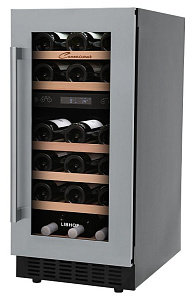 Узкий встраиваемый винный шкаф LIBHOF CXD-28 silver фото 4 фото 4