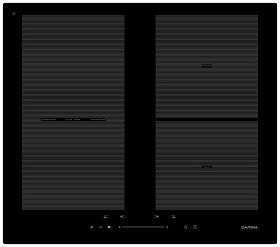 Черная варочная панель Darina 5P9 EI 304 B