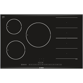 Черная индукционная варочная панель Bosch PIP875N17E