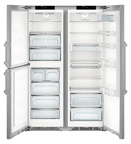 Холодильники Liebherr стального цвета Liebherr SBSes 8473