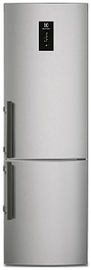 Серебристый холодильник Electrolux EN 3452 JOX