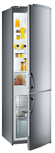 Узкий высокий двухкамерный холодильник Gorenje RKV42200E