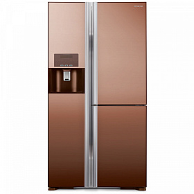 Широкий холодильник с нижней морозильной камерой HITACHI R-M702GPU2XMBW