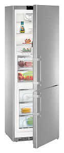 Серебристые двухкамерные холодильники Liebherr Liebherr CBNes 5775 фото 2 фото 2