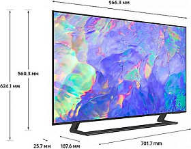 Телевизор Samsung UE43CU8500UXRU 43" (109 см) 2023 черный фото 2 фото 2