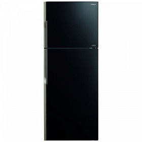 Чёрный холодильник HITACHI R-VG472PU3GBK