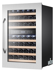 Узкий встраиваемый винный шкаф LIBHOF CKD-42 Silver фото 4 фото 4