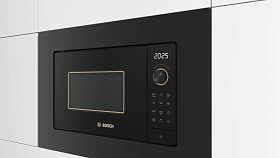 Сенсорная чёрная микроволновая печь Bosch BEL623MY3 фото 2 фото 2