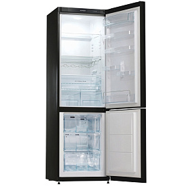 Недорогой чёрный холодильник Snaige RF 36 NE (Z1JJ27)