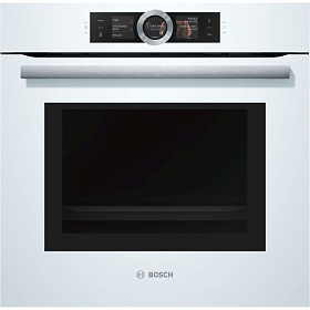 Белый электрический духовой шкаф Bosch HMG656RW1