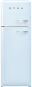 Холодильник голубого цвета в ретро стиле Smeg FAB30LPB5