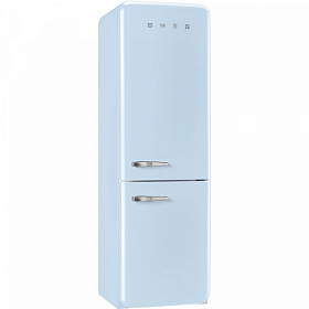 Холодильник голубого цвета в ретро стиле Smeg FAB32RAZN1