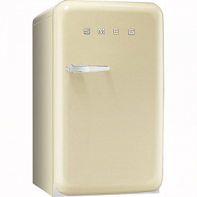 Бежевый холодильник в стиле ретро Smeg FAB 10HRP