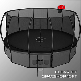 Батут каркасный 16 ft Clear Fit SpaceHop 16 FT фото 2 фото 2