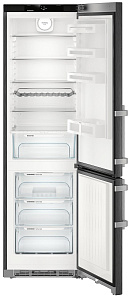 Чёрный холодильник с No Frost Liebherr CNbs 4835 фото 3 фото 3