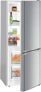 Серебристые двухкамерные холодильники Liebherr Liebherr CUel 231