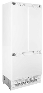 Большой встраиваемый холодильник с большой морозильной камерой Maunfeld MBF212NFW2 фото 4 фото 4