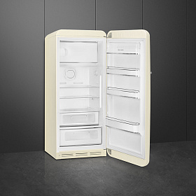 Бежевый холодильник с зоной свежести Smeg FAB28RCR3 фото 2 фото 2