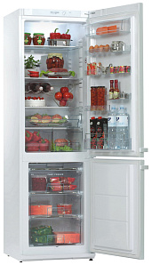 Узкий холодильник 60 см Snaige RF 36 SM-P 10027 белый