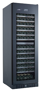 Узкий высокий винный шкаф LIBHOF SRD-164 black