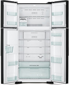 Двухкамерный холодильник с ледогенератором HITACHI R-W 662 PU7 GBW фото 3 фото 3