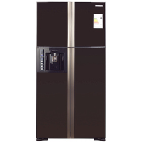 Большой широкий холодильник HITACHI R-W722FPU1XGBW