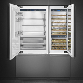 Серый холодильник Smeg RI96LSI фото 4 фото 4