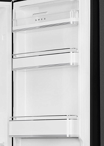 Чёрный холодильник 2 метра Smeg FAB32RBL3 фото 3 фото 3