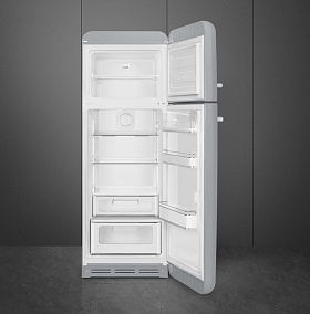 Серебристый холодильник Smeg FAB30RSV5 фото 2 фото 2