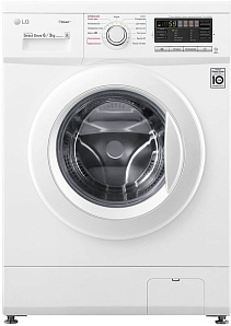 Узкая стиральная машина с сушкой LG F1296CDS0