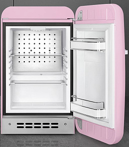 Бесшумный узкий холодильник Smeg FAB5RPK5 фото 4 фото 4