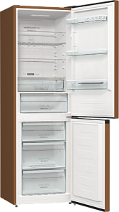 Двухкамерный холодильник цвета слоновой кости Gorenje NRK6192ACR4 фото 2 фото 2