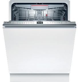 Серебристая посудомоечная машина Bosch SMV6HCX1FR