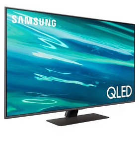 Телевизор Samsung QE55Q80BAUXCE 55" (140 см) 2022 серый фото 2 фото 2