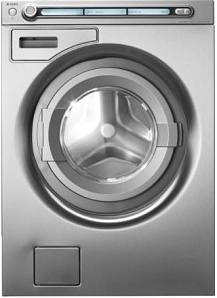 Серебристая стиральная машина Asko W6984 S