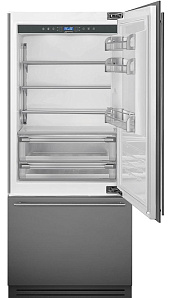 Двухкамерный двухкомпрессорный холодильник с No Frost Smeg RI96RSI фото 2 фото 2